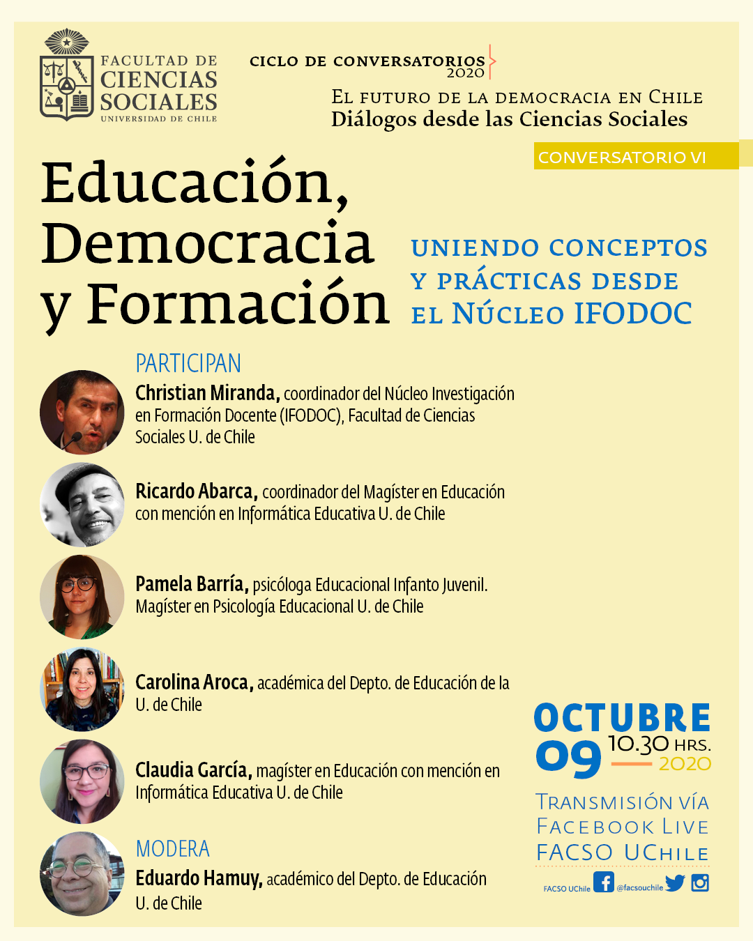 Ciclo de Conversatorios «El futuro de la democracia en Chile ...